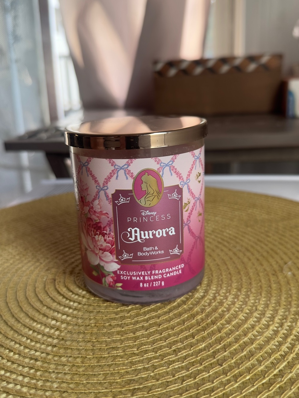 Bath & Body Works Disney Princess Aurora Single-Wick Candle 🩷✨